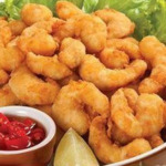 Camarão Médio à Milanesa